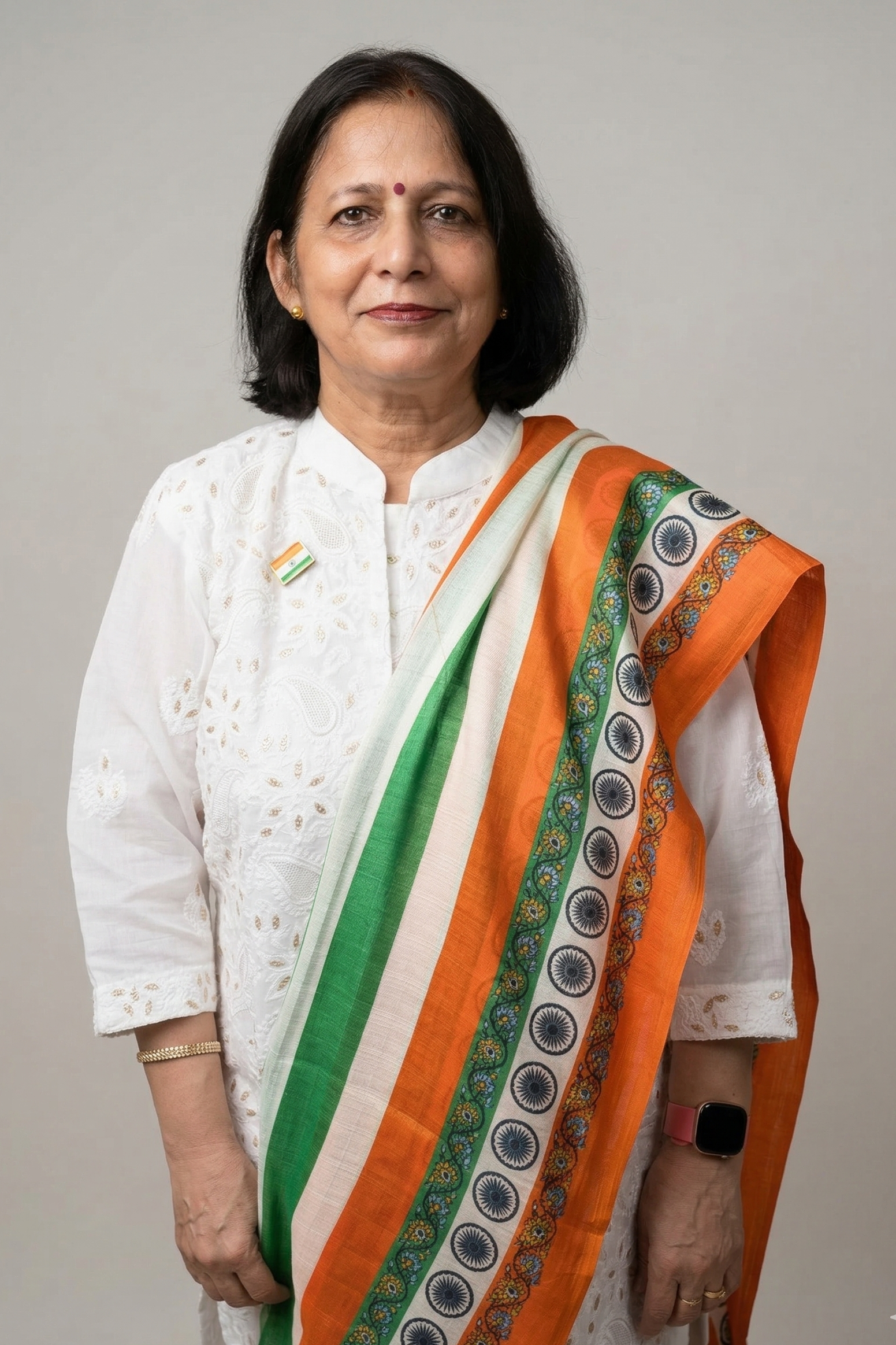 Dr. Shashi Rai in traditional Indian attire — Senior Psychiatrist, Lucknow